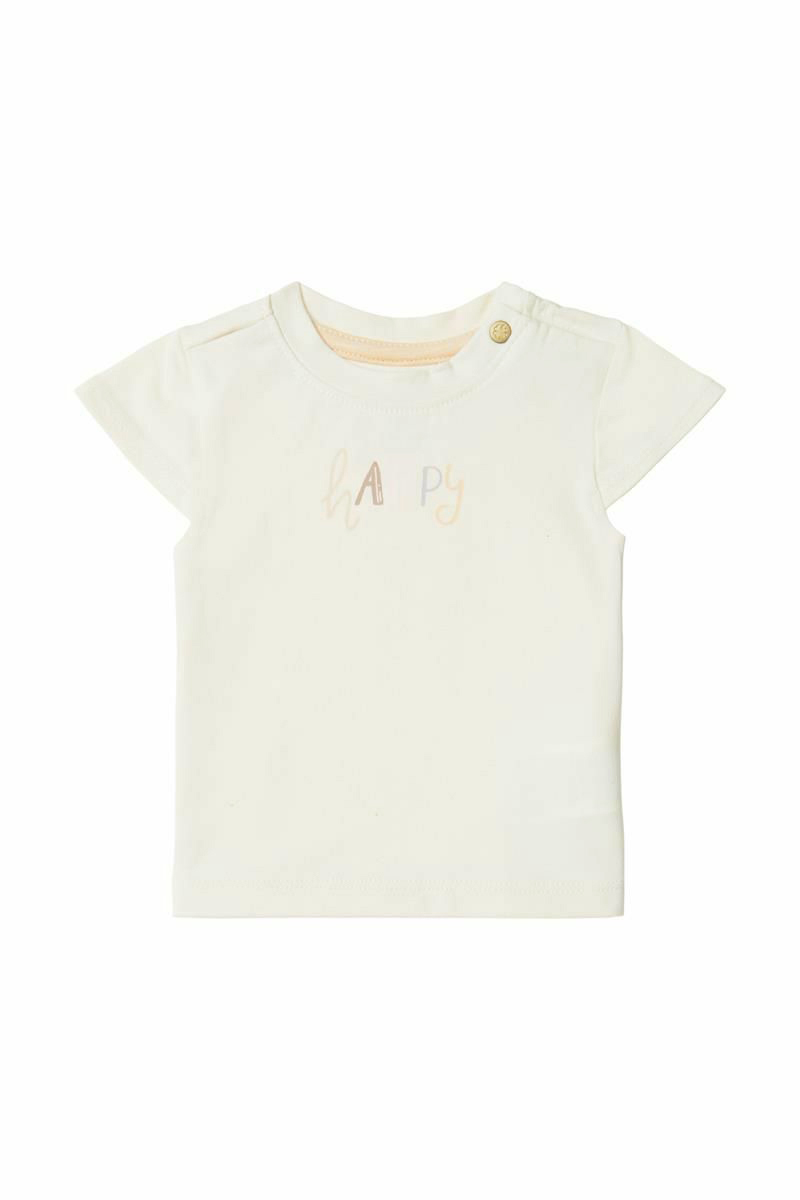 Noppies Baby T-shirt Cottonwood Ecru-1 1