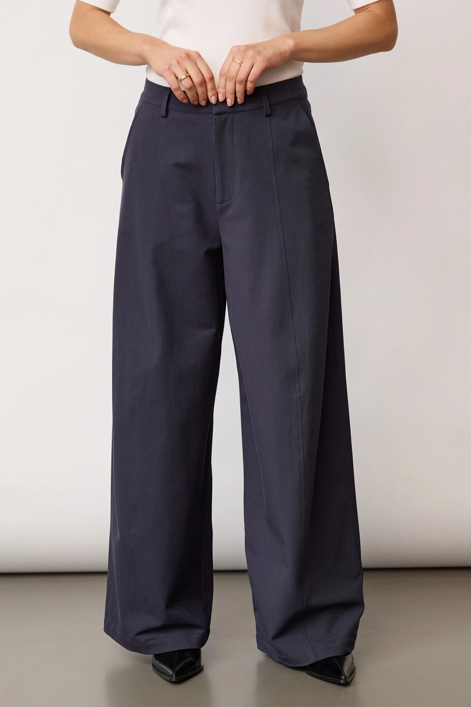 Dames broek blauw