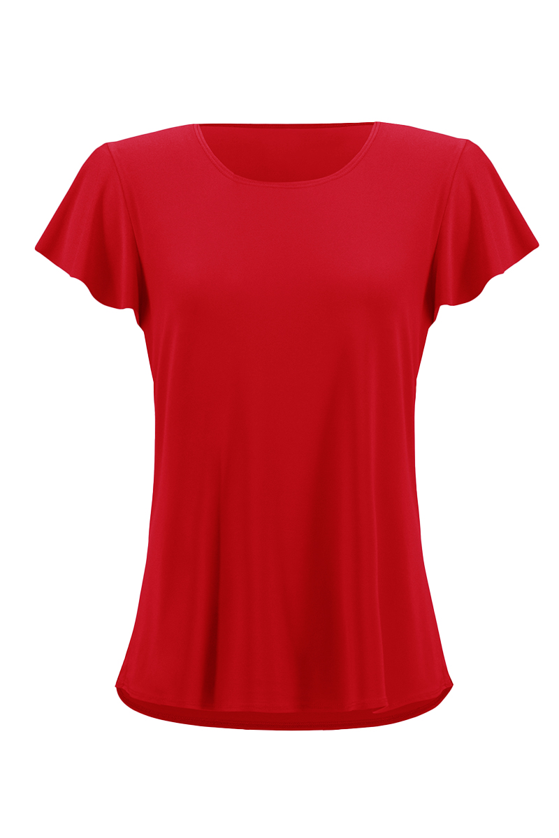 Dames top rood