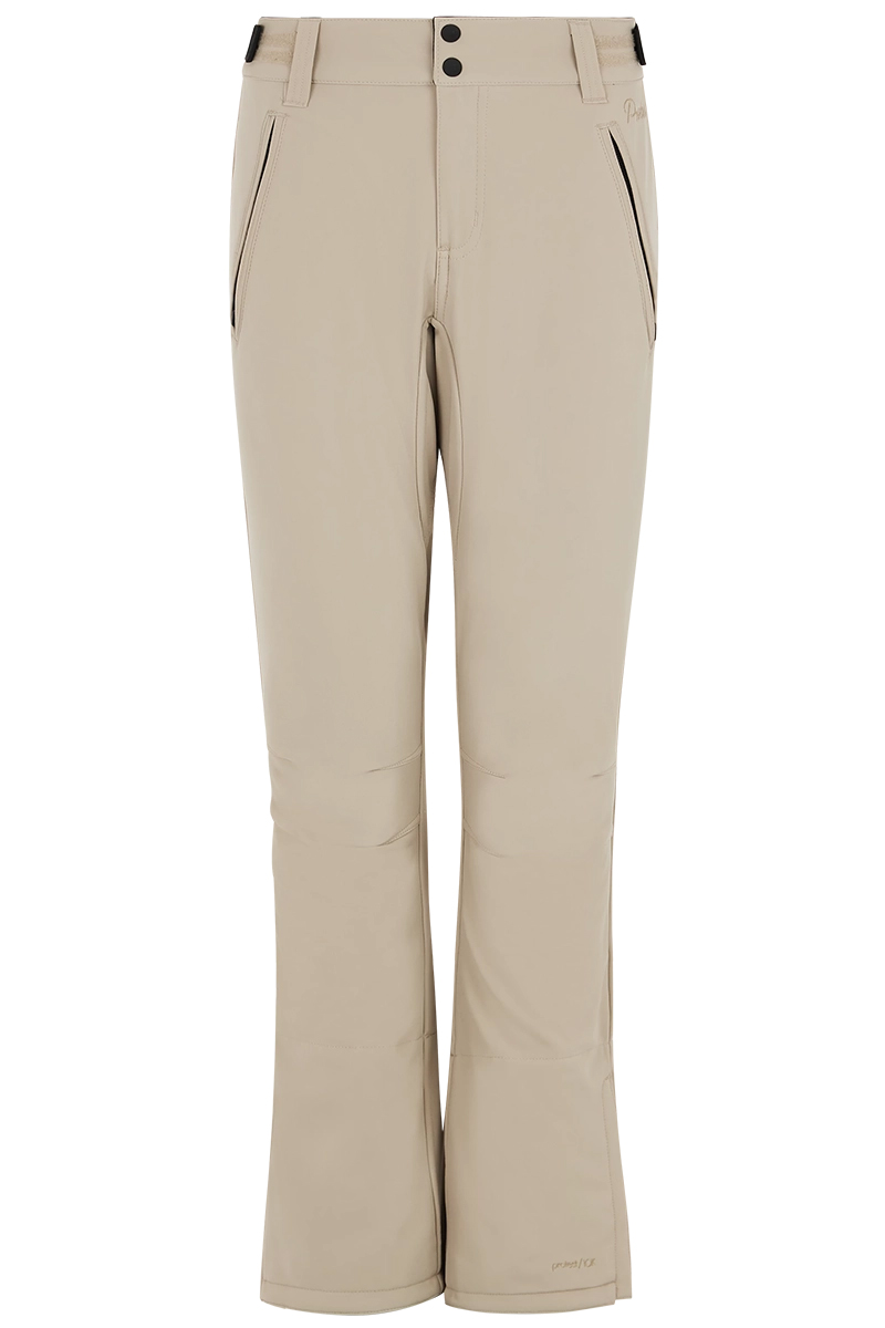 Wintersport dames strechbroek ecru