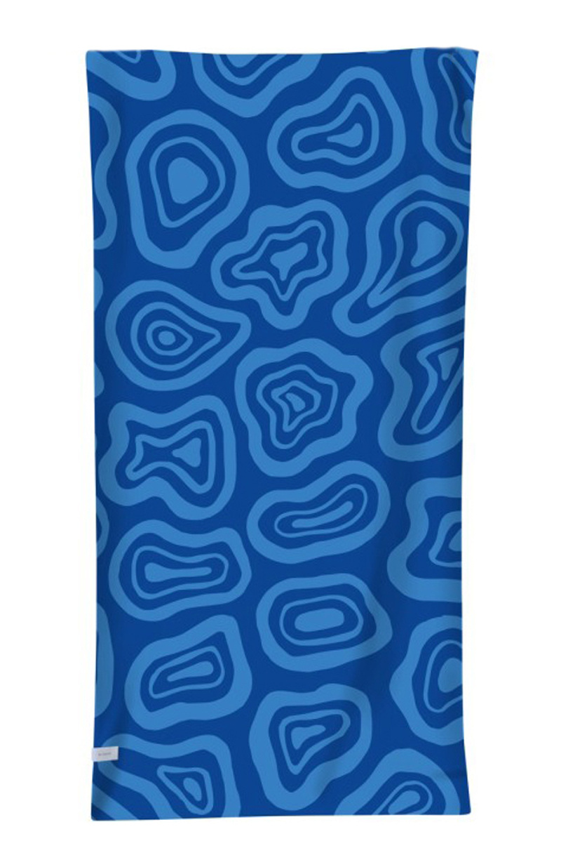 Buvanha MEDIUM TOWEL 160X80 CM Blauw-1 1
