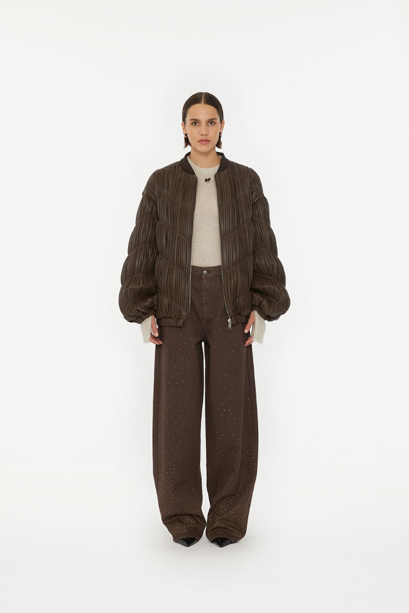 Dames broek bruin
