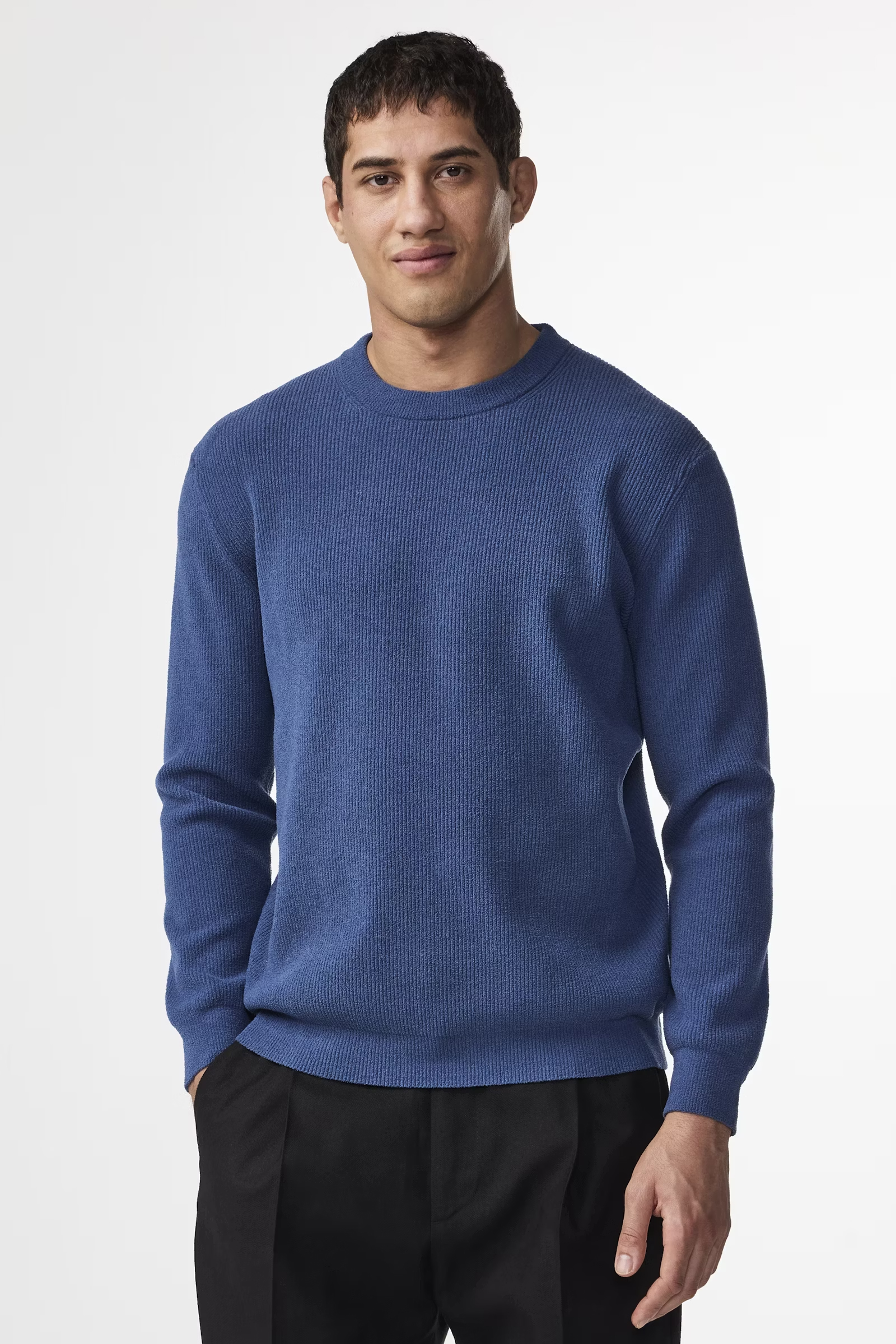 Heren trui blauw