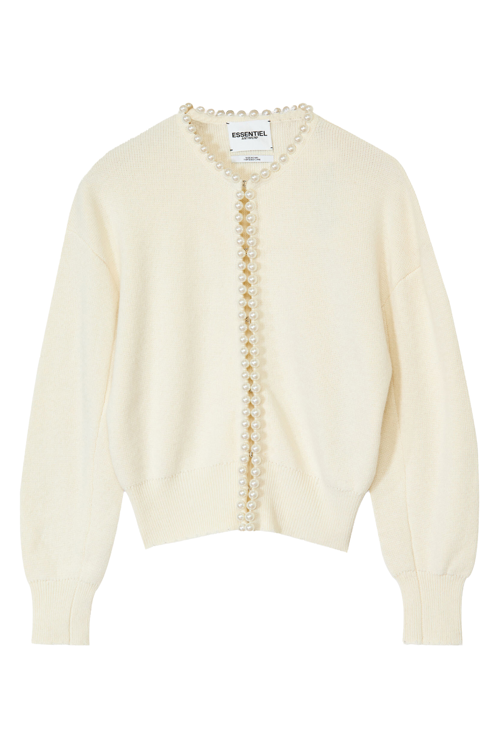 Dames vest ecru