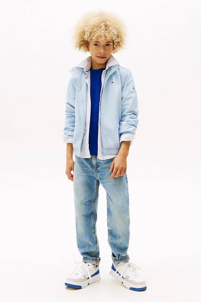 Jongens jas blauw
