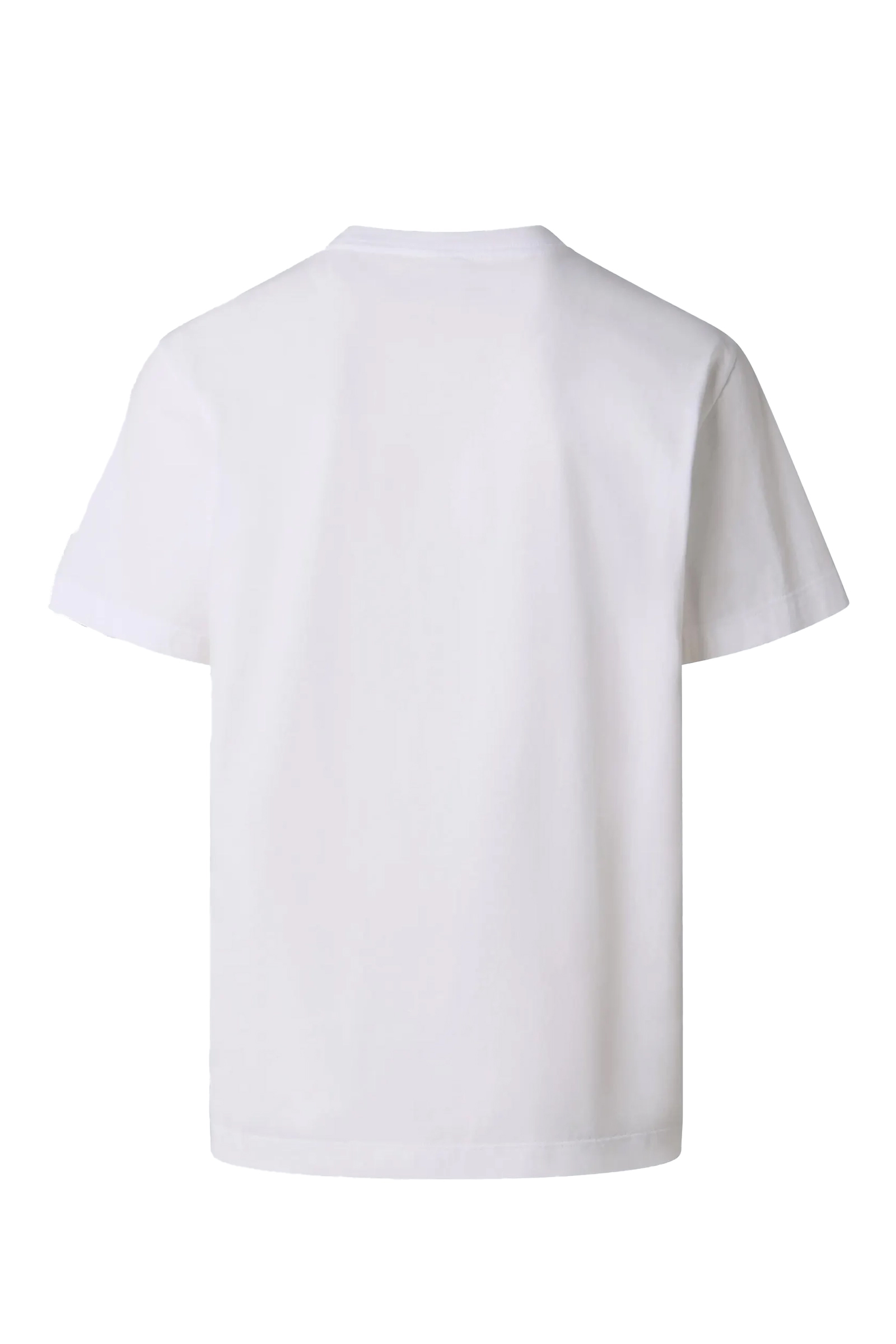 Casual heren t-shirt km wit