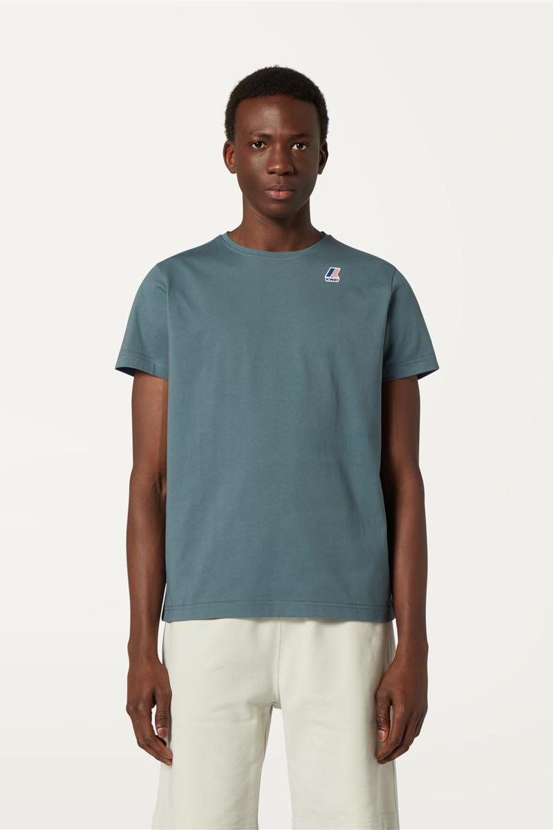 Heren t-shirt kortemouw grijs