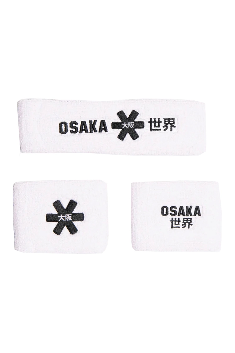 Osaka Sweatband set Wit 1