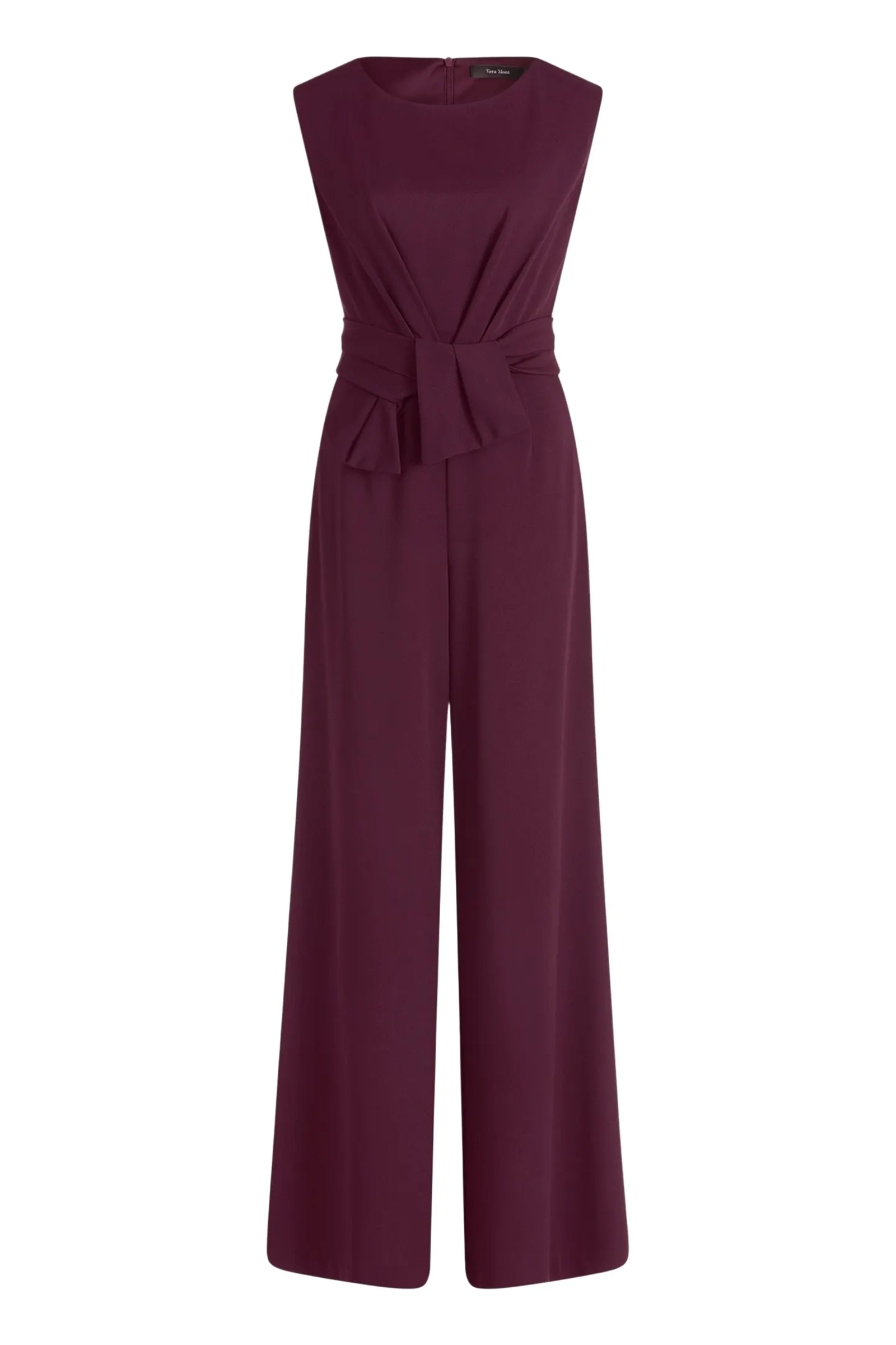 Dames jumpsuit/tuinbroek paars