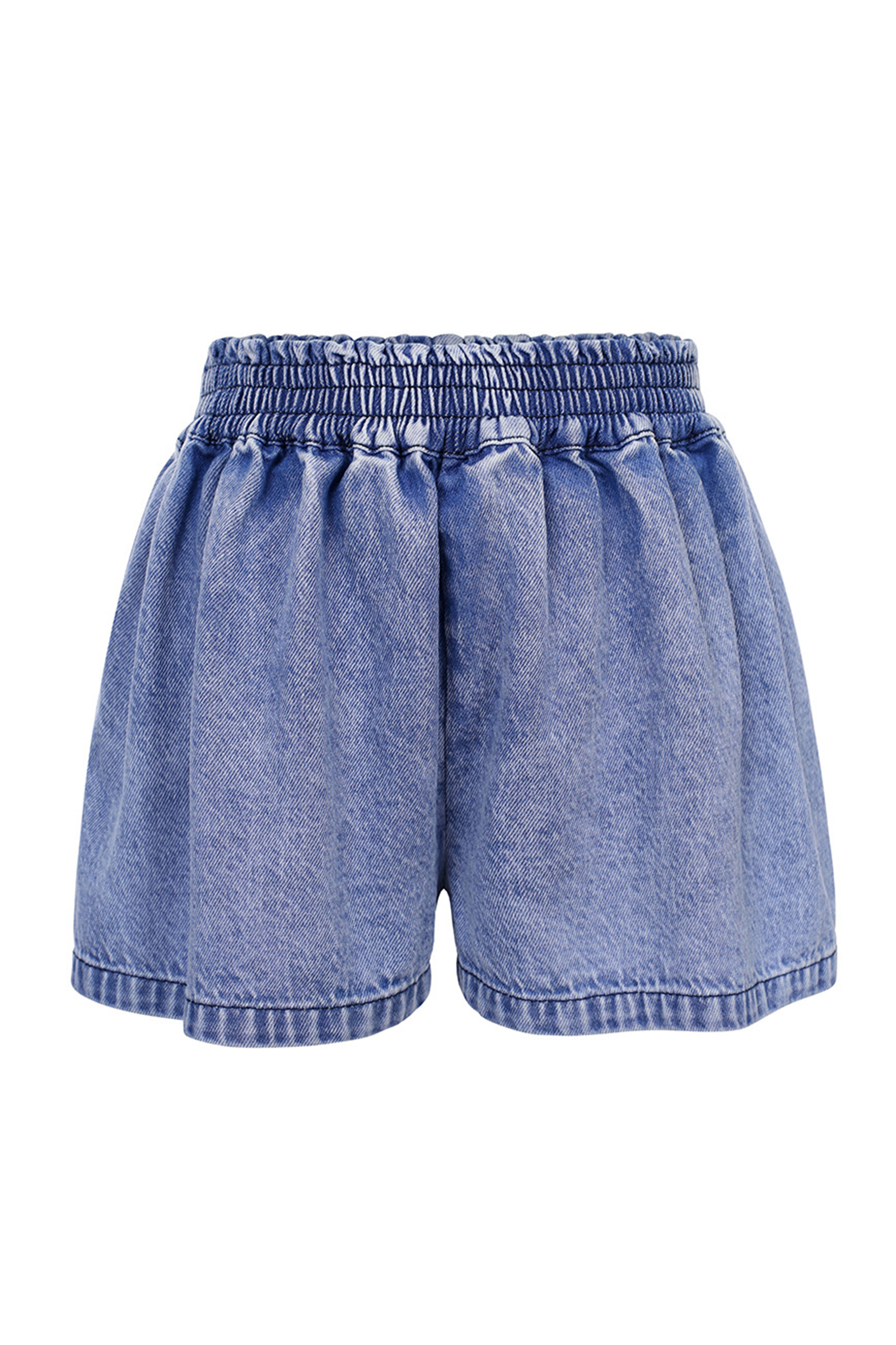LOOXS LITTLE Little denim shorts Blauw-1 1