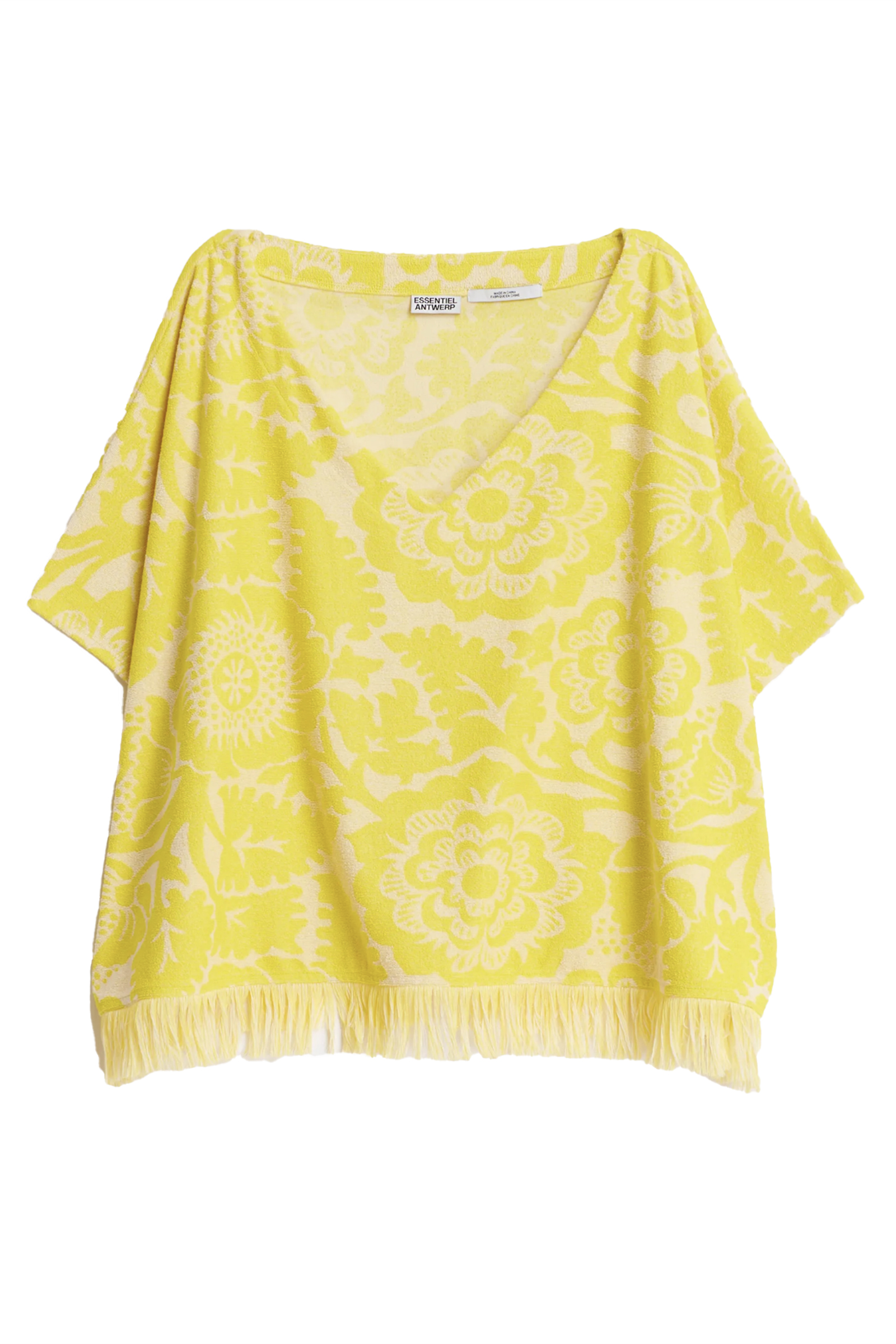 Dames top geel