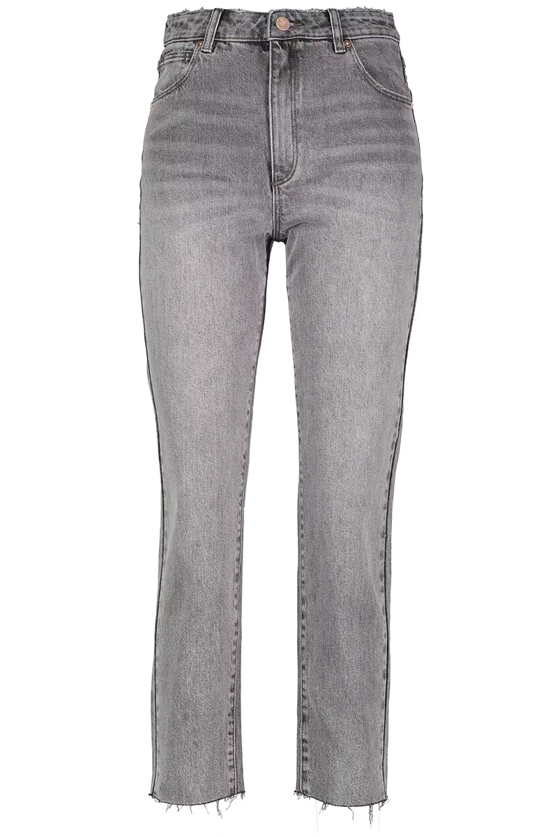 Dames jeans grijs