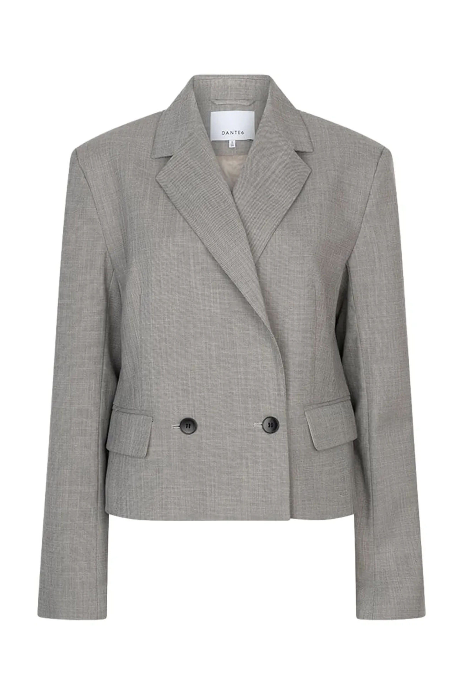 Dames blazer grijs