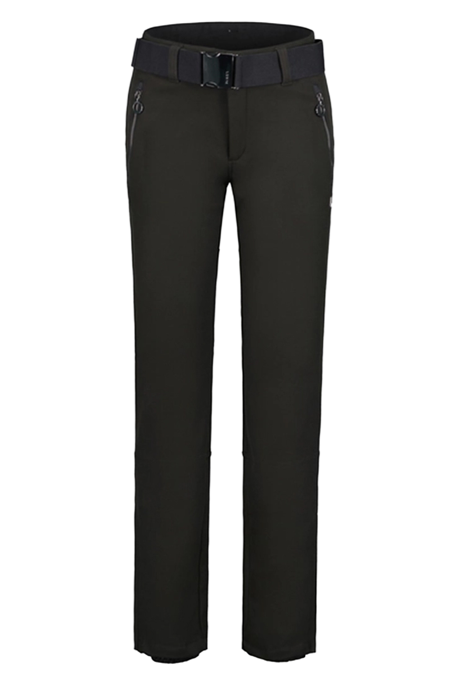 Wintersport dames strechbroek zwart