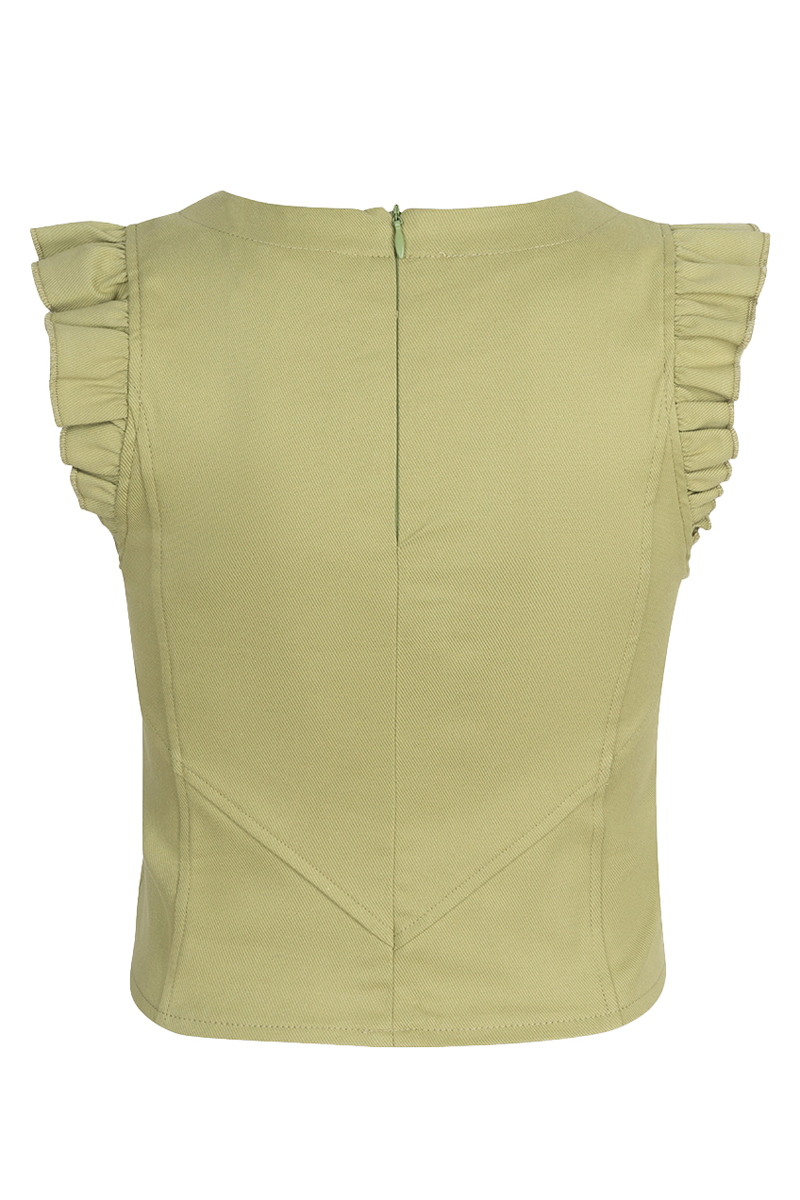 Meisjes top groen