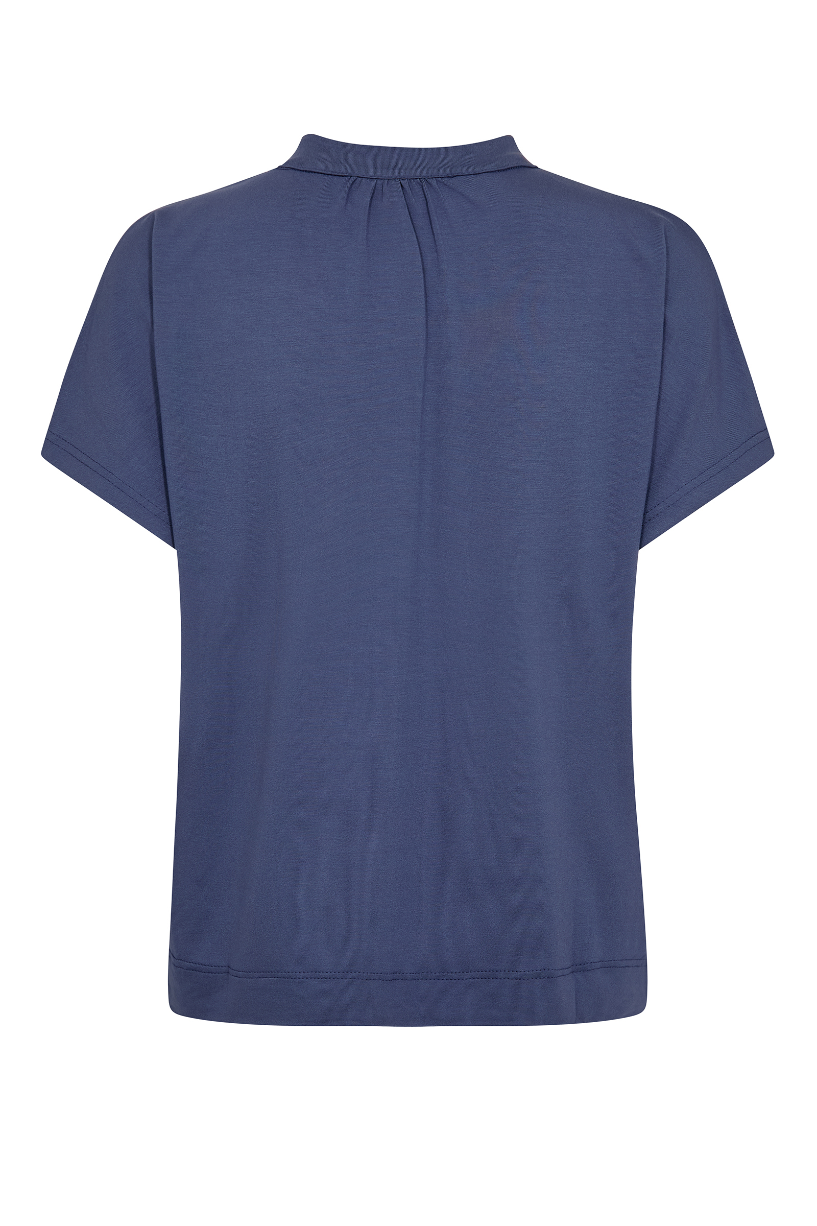 Dames t-shirt korte mouw blauw