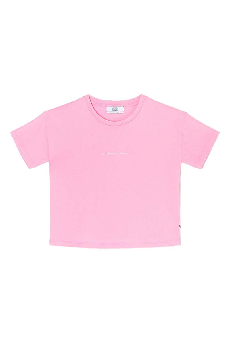Meisjes t-shirt korte mouw rose