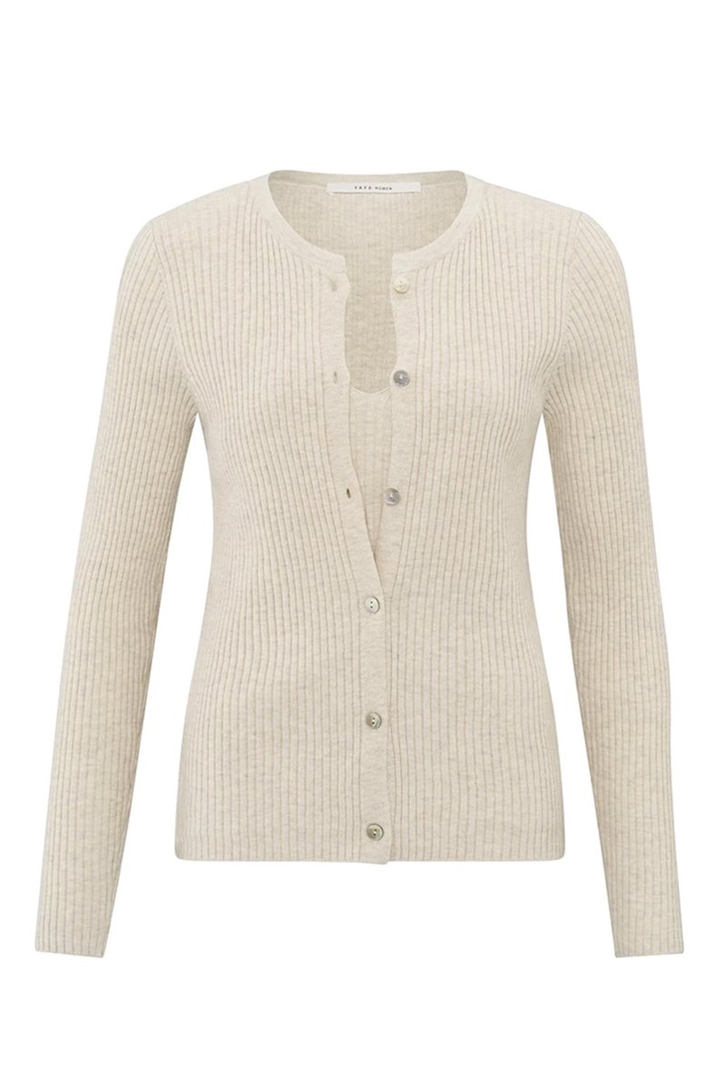 Dames vest bruin