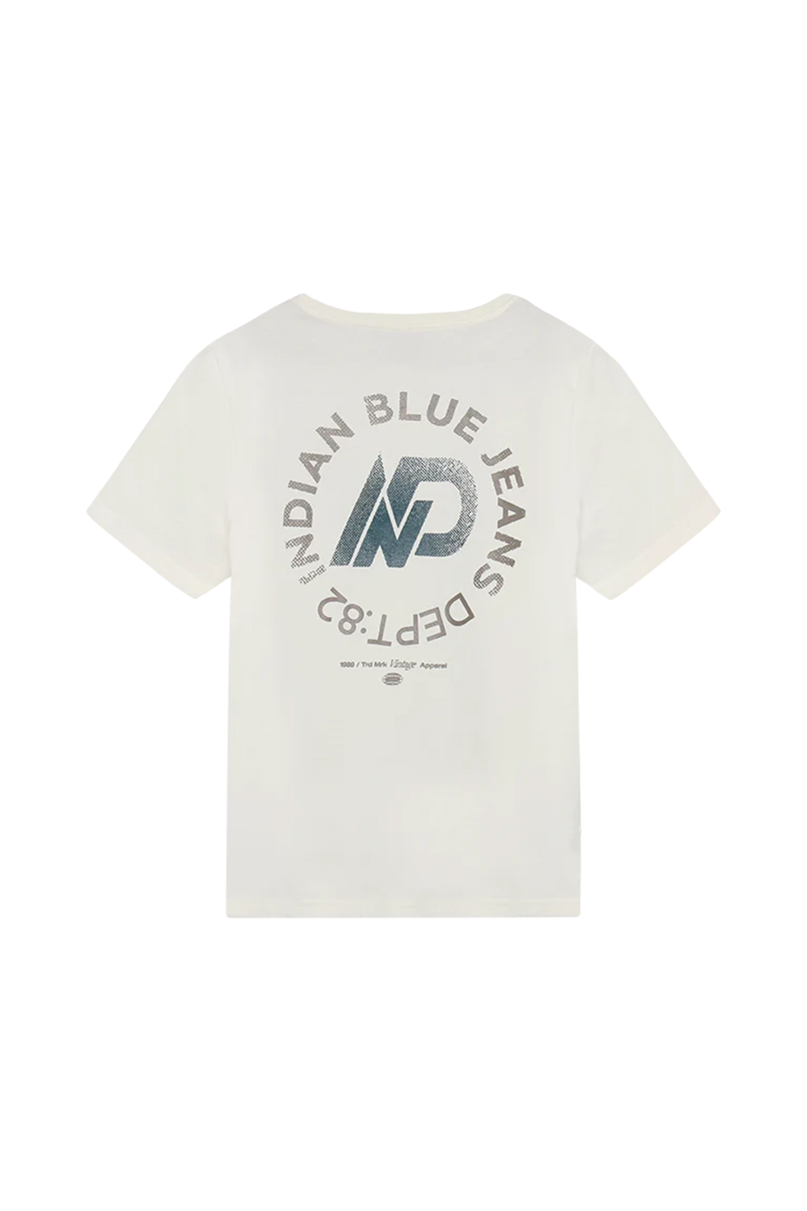 Jongens t-shirt korte mouw ecru