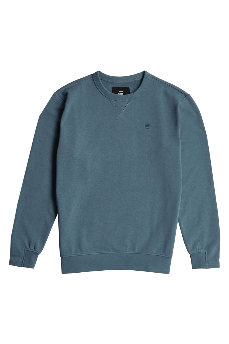 Heren sweater blauw