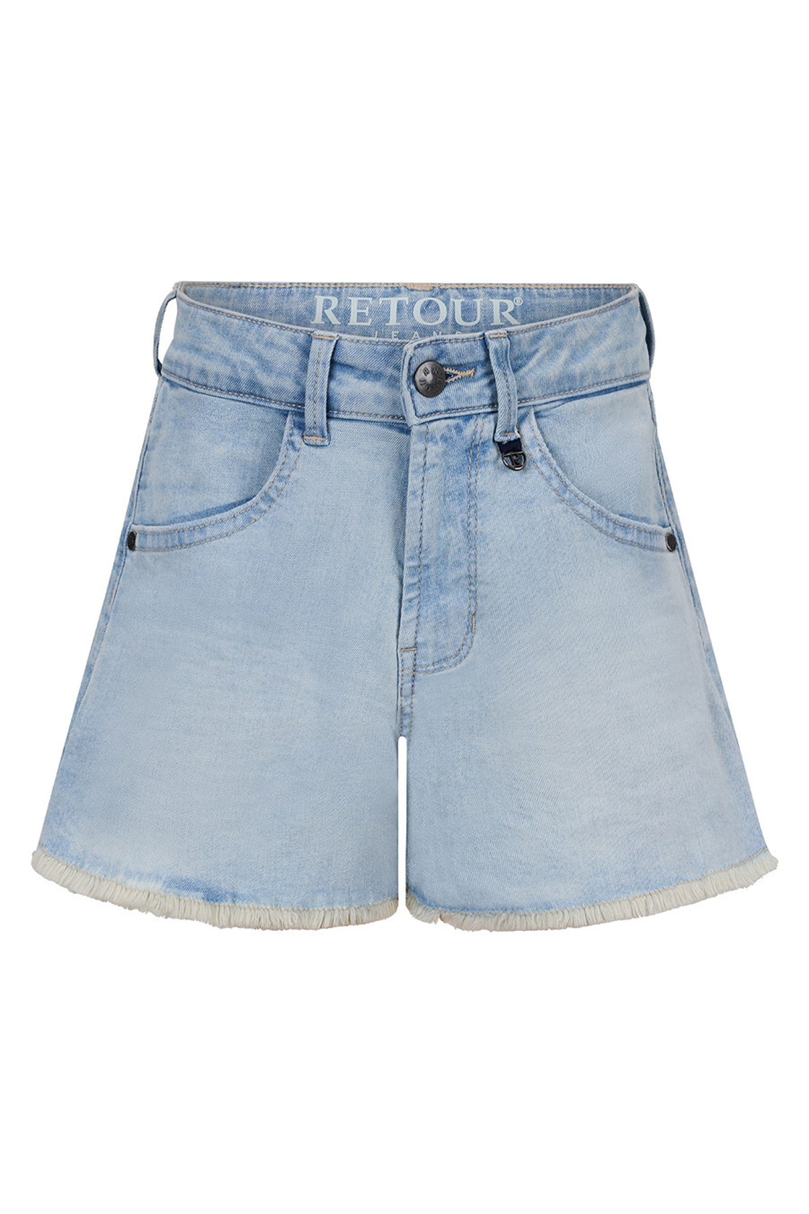 Retour Denim de Luxe Coco bleached blue denim 1
