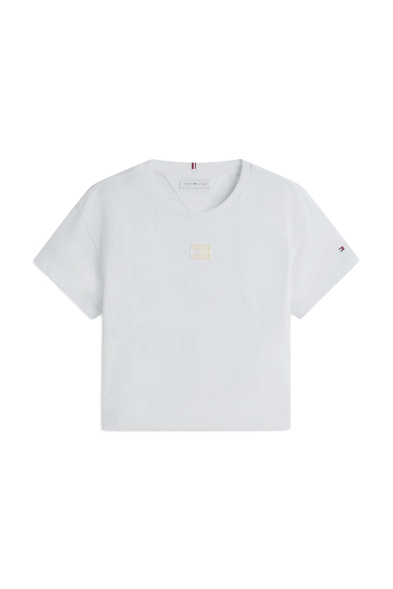 Meisjes t-shirt korte mouw wit