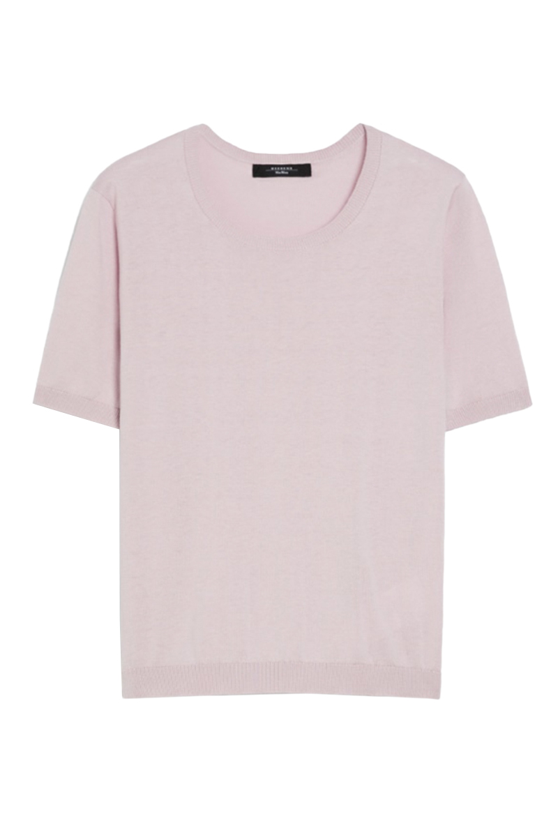 Dames t-shirt korte mouw rose