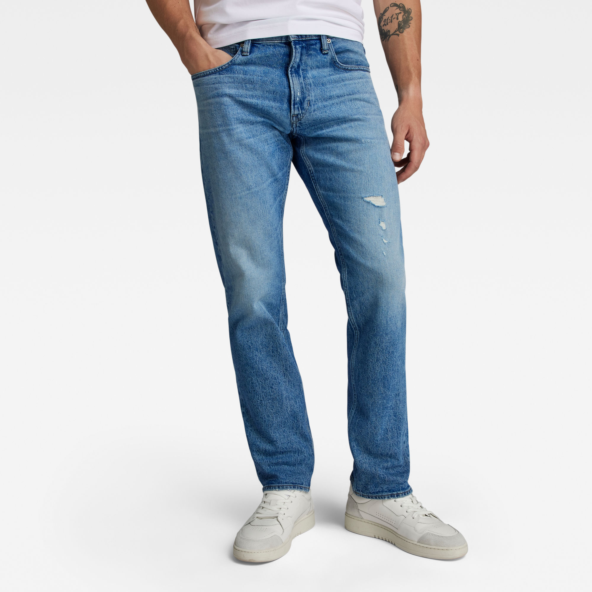 Heren jeans blauw