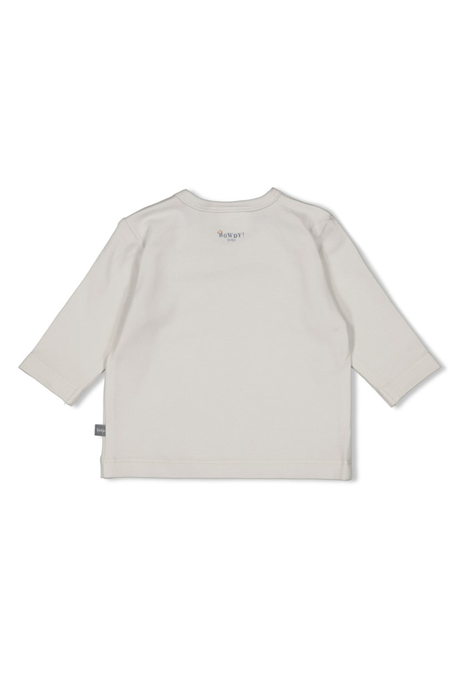 Baby t-shirt lange mouw blauw