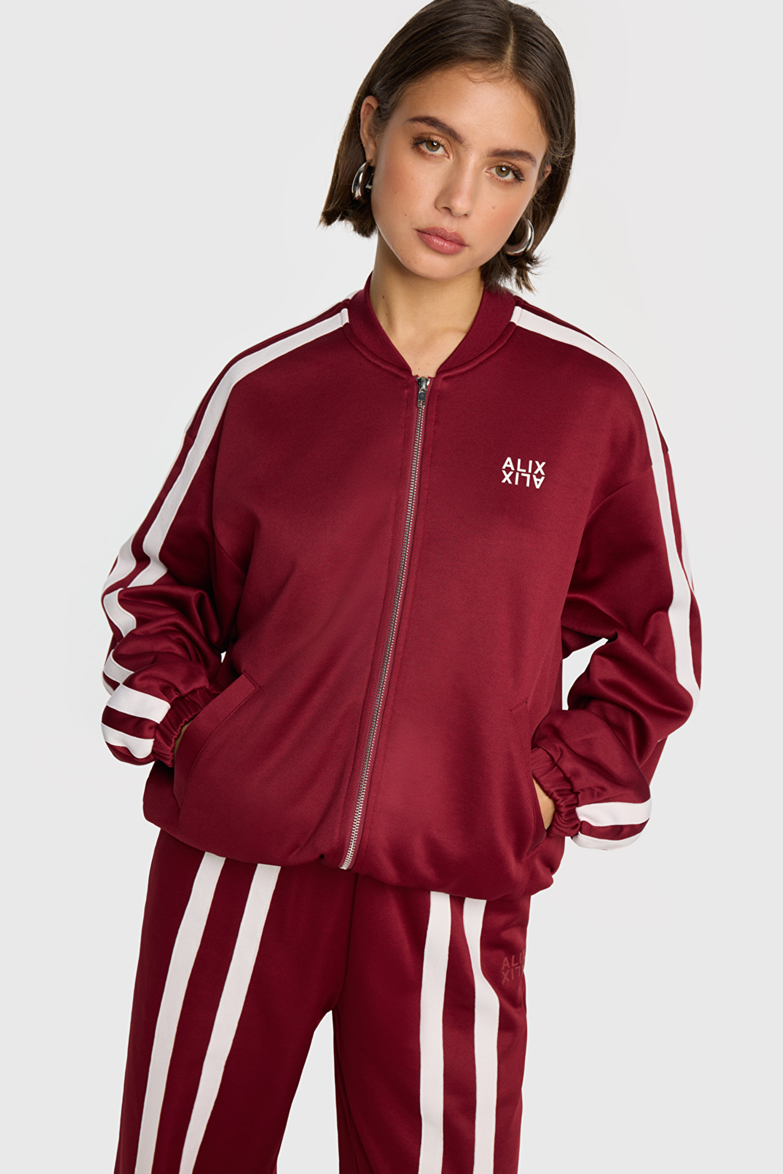 Dames vest rood