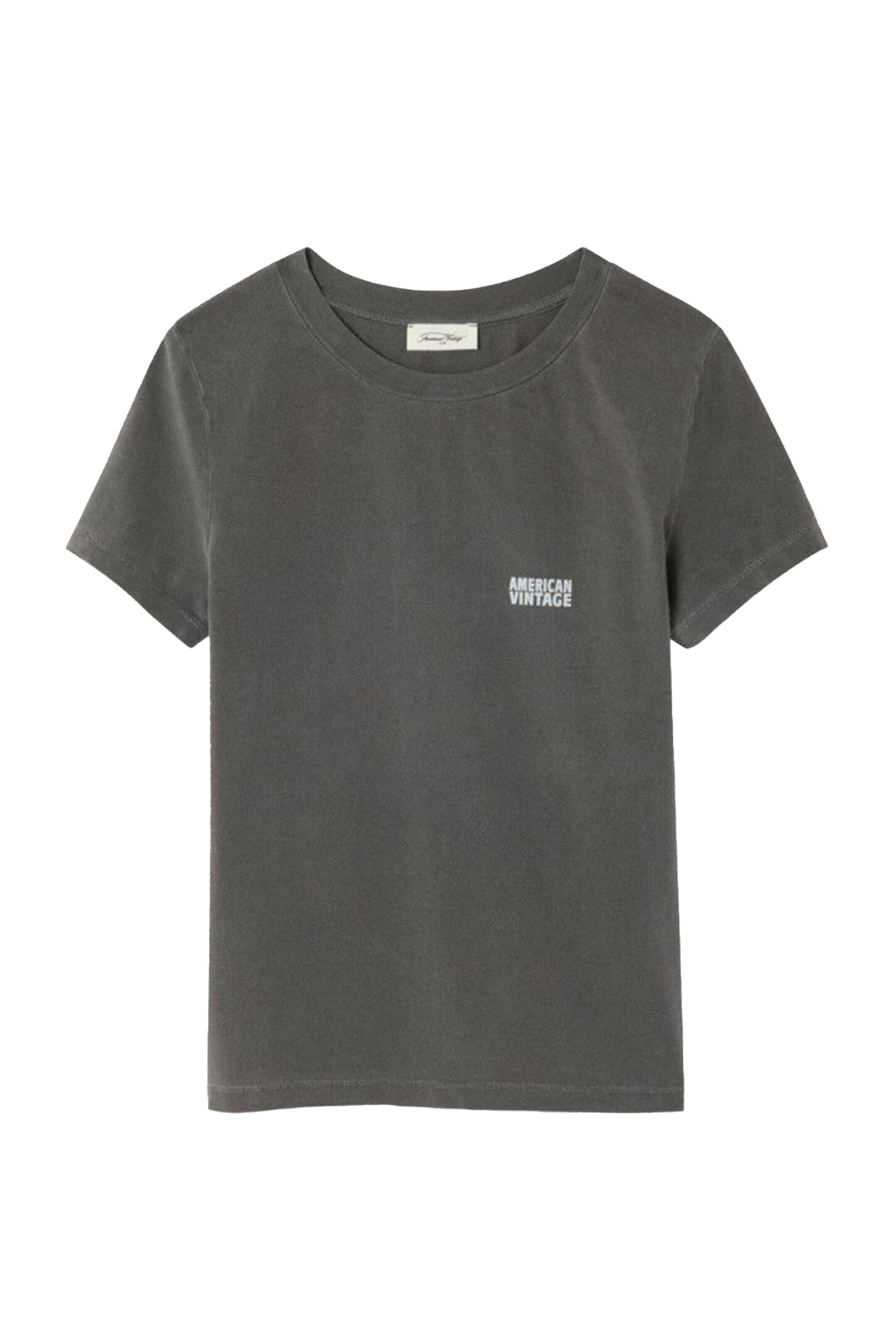 Dames t-shirt korte mouw grijs