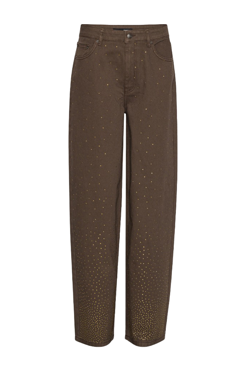 Dames broek bruin