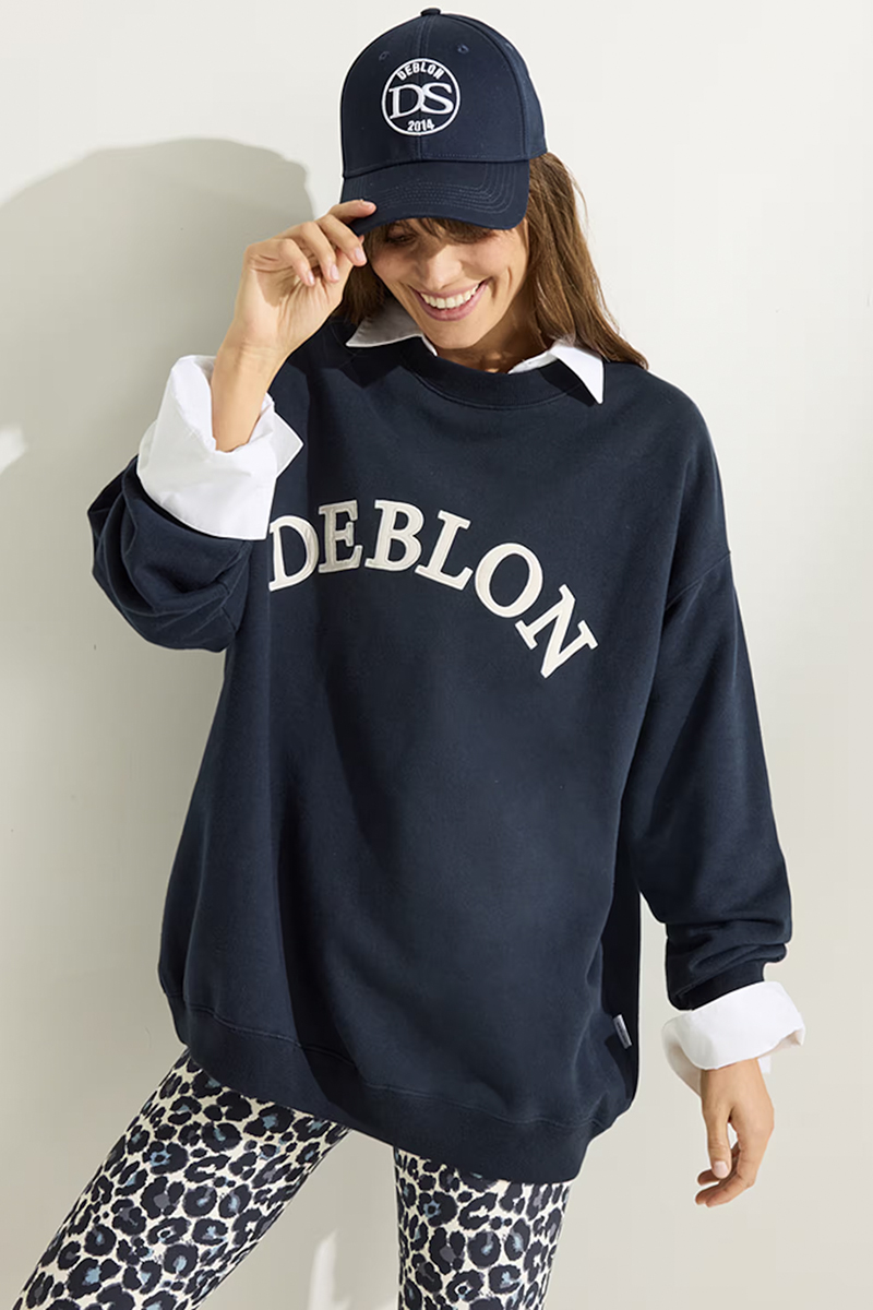 Casual dames sweater blauw