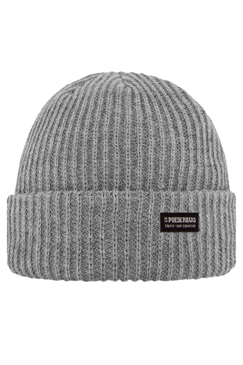 Wintersport muts senior grijs