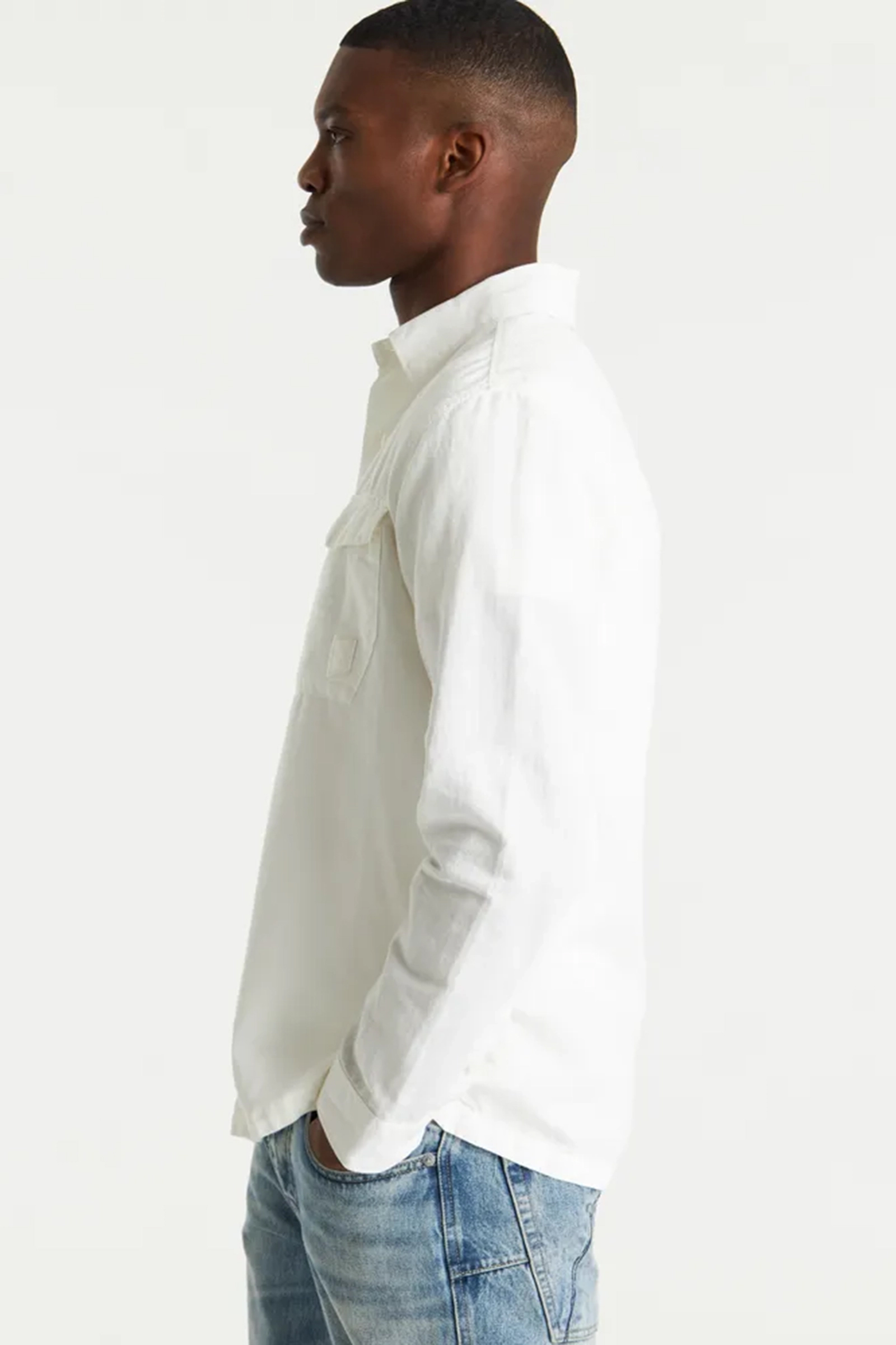 Chasin' SHIRTS LS regular WHITE 3
