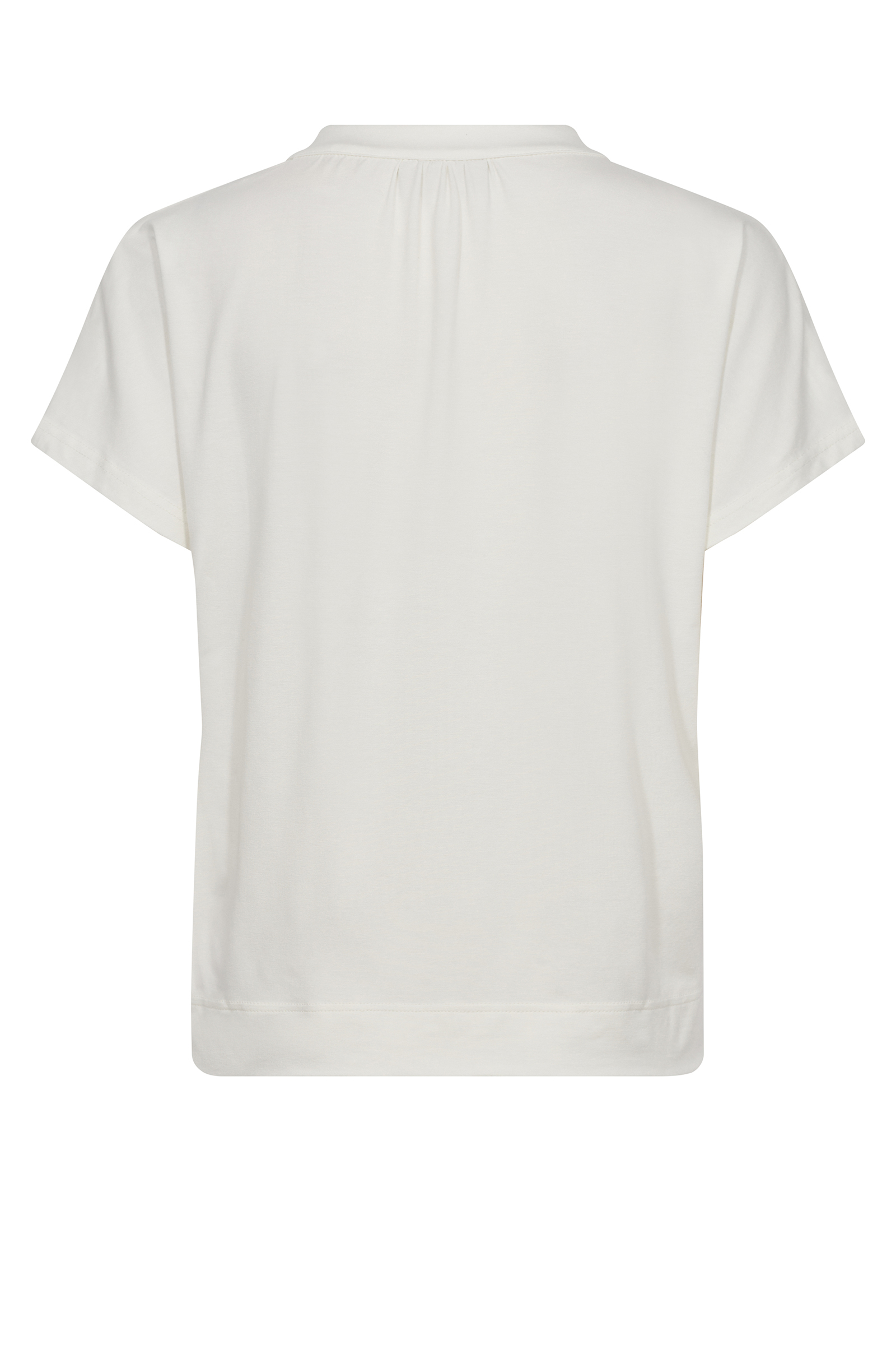 Dames t-shirt korte mouw ecru