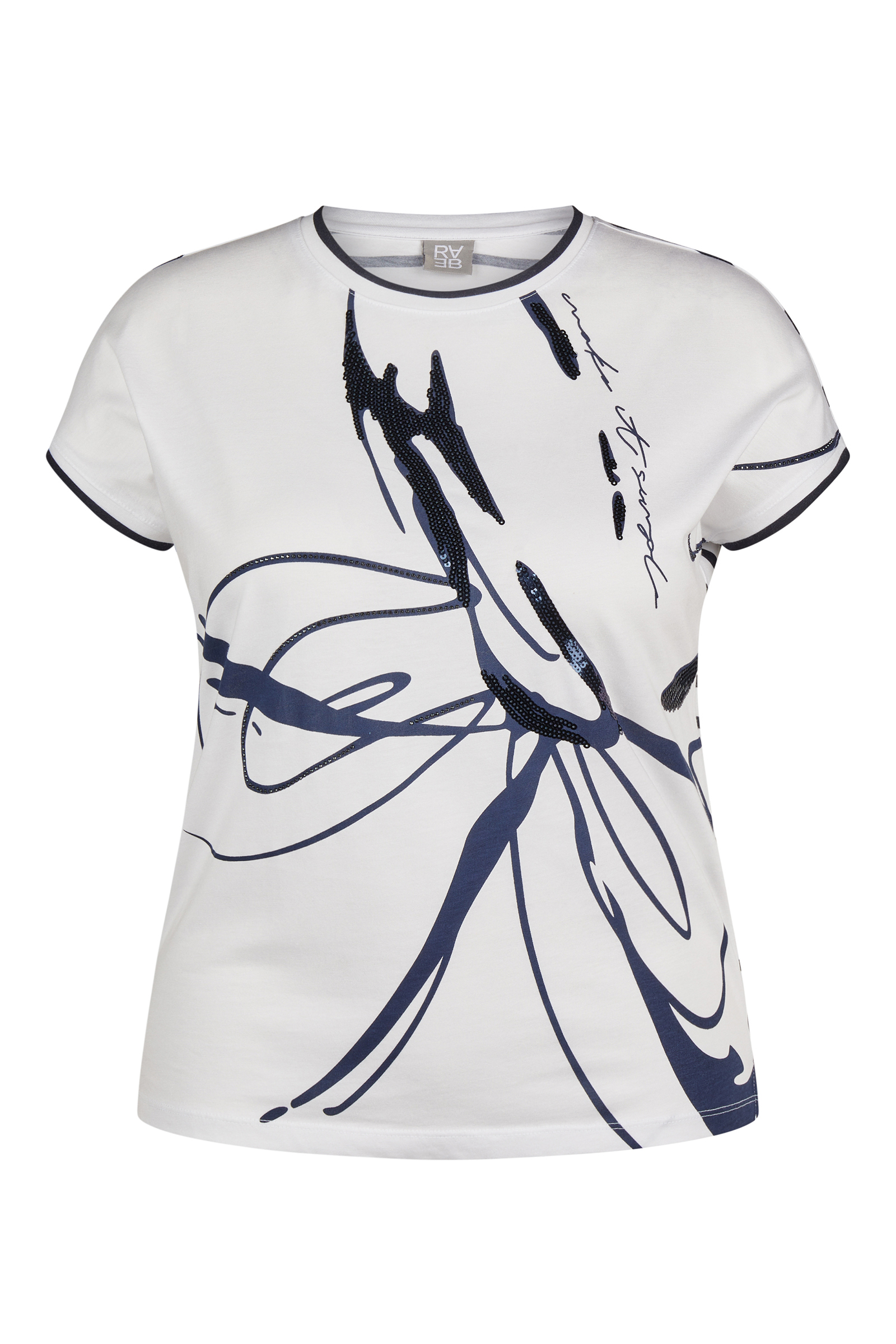 Dames t-shirt korte mouw wit