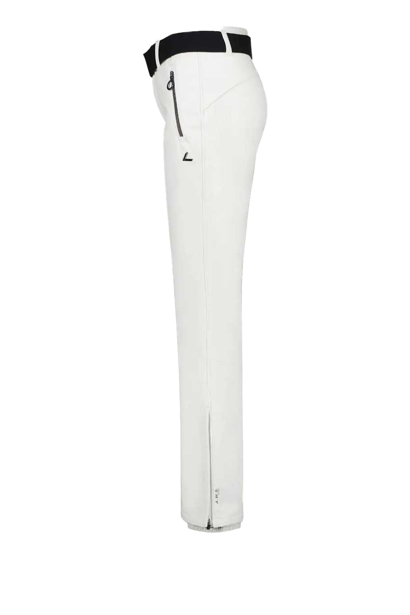 Wintersport dames strechbroek wit