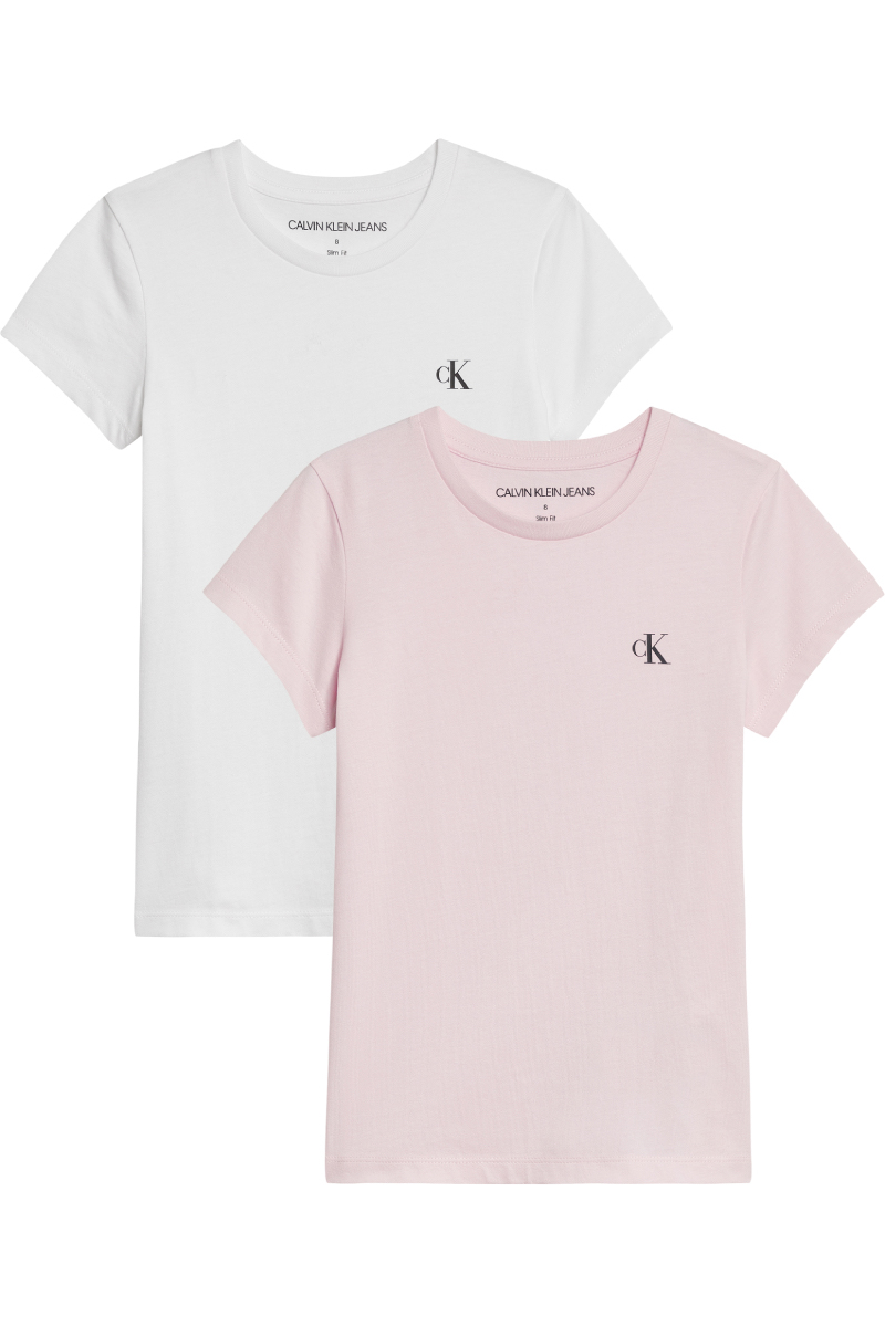 Calvin Klein 2-pack slim monogram top Rose-1 1