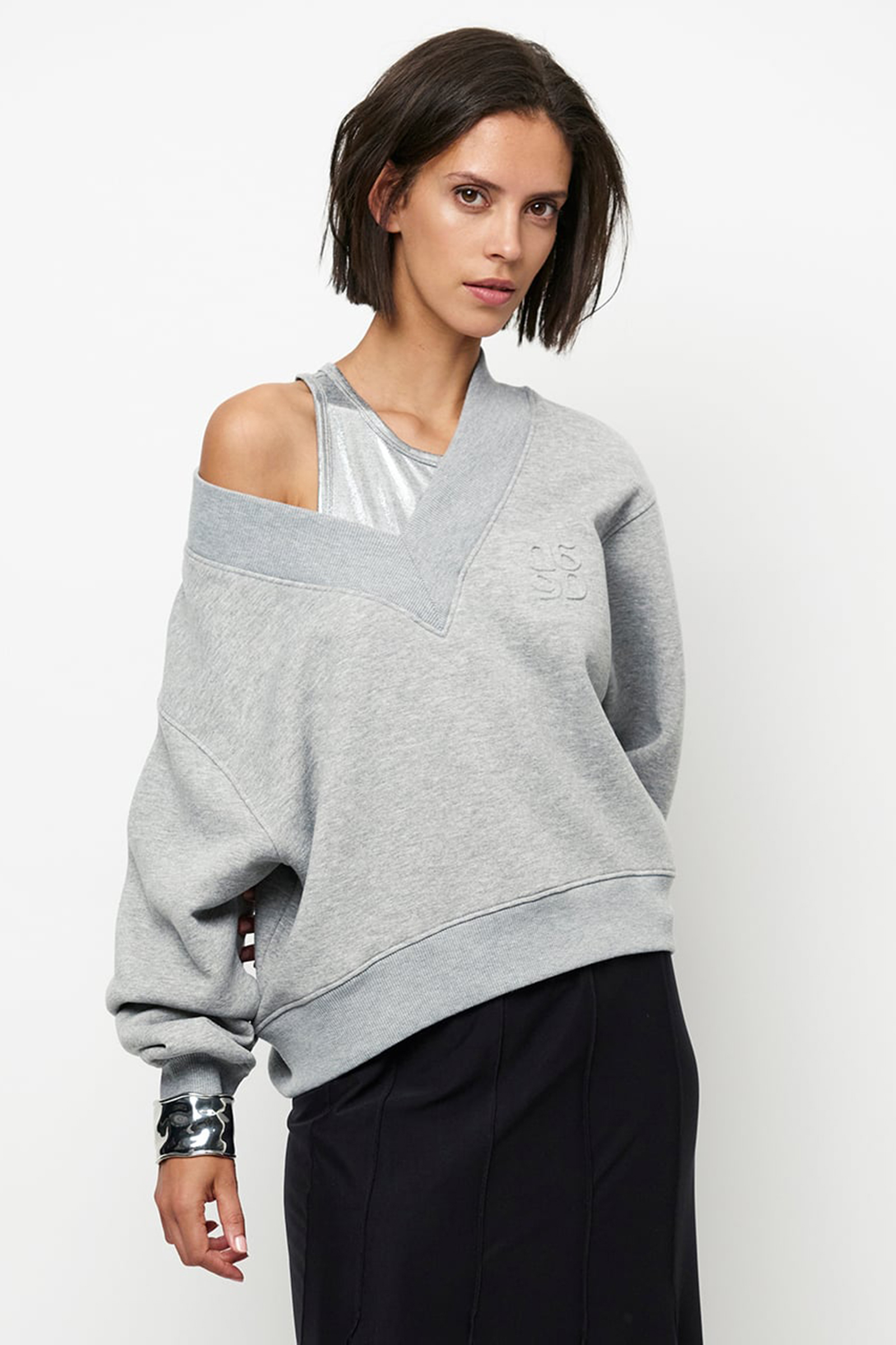Dames sweater grijs