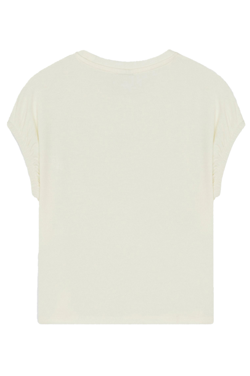 Meisjes t-shirt korte mouw wit
