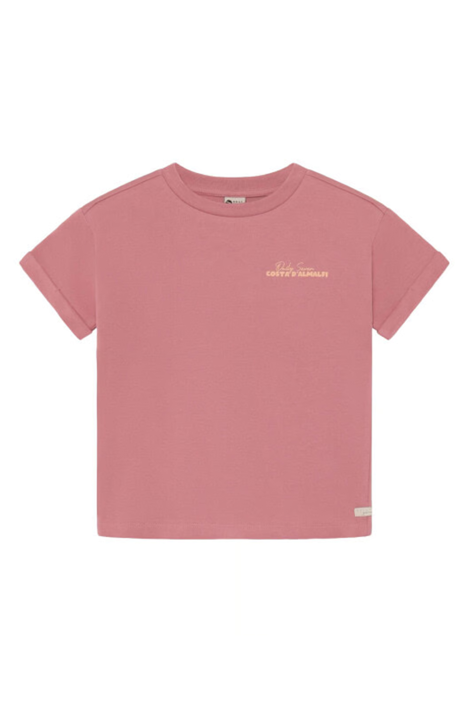 Meisjes t-shirt korte mouw rose