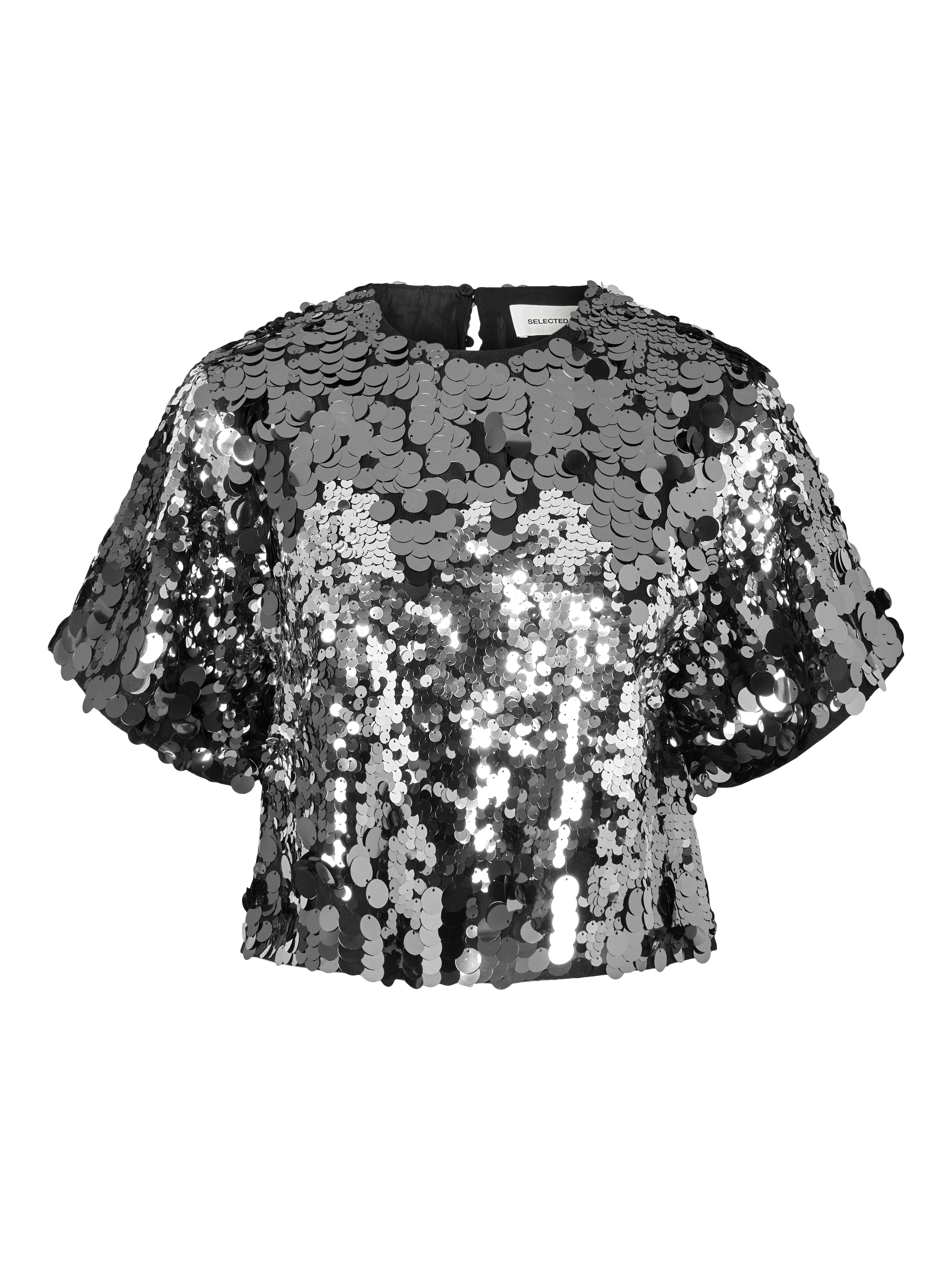 Dames top zilver