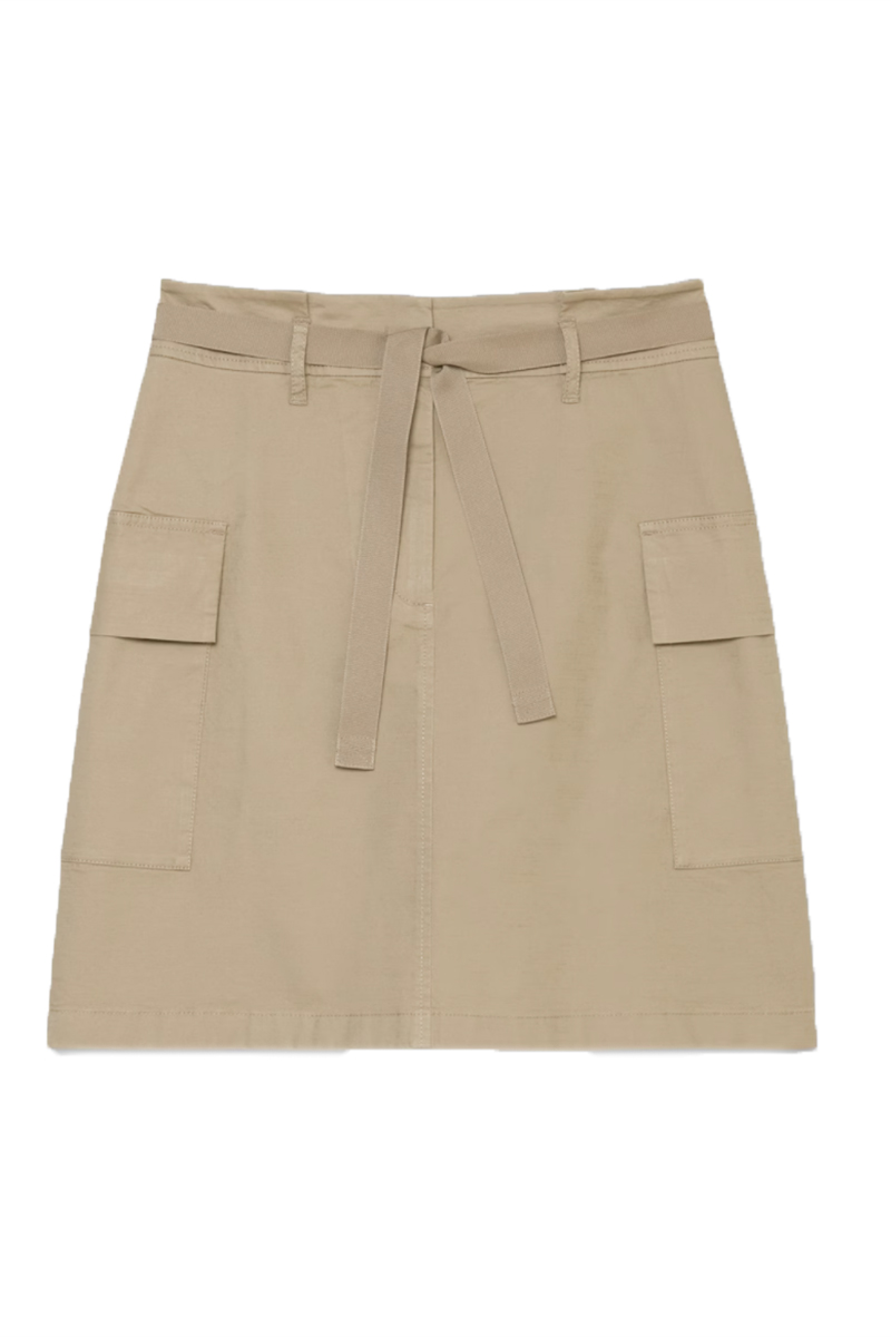 Marc O'Polo Skirt, modern utility style, patch Bruin/Beige-4 1