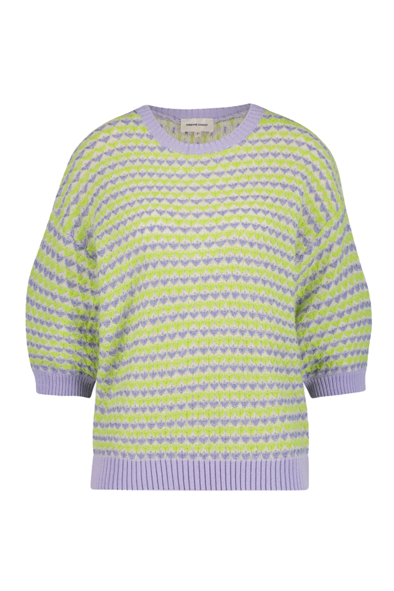 Fabienne Chapot Rose Pullover Paars-1 1