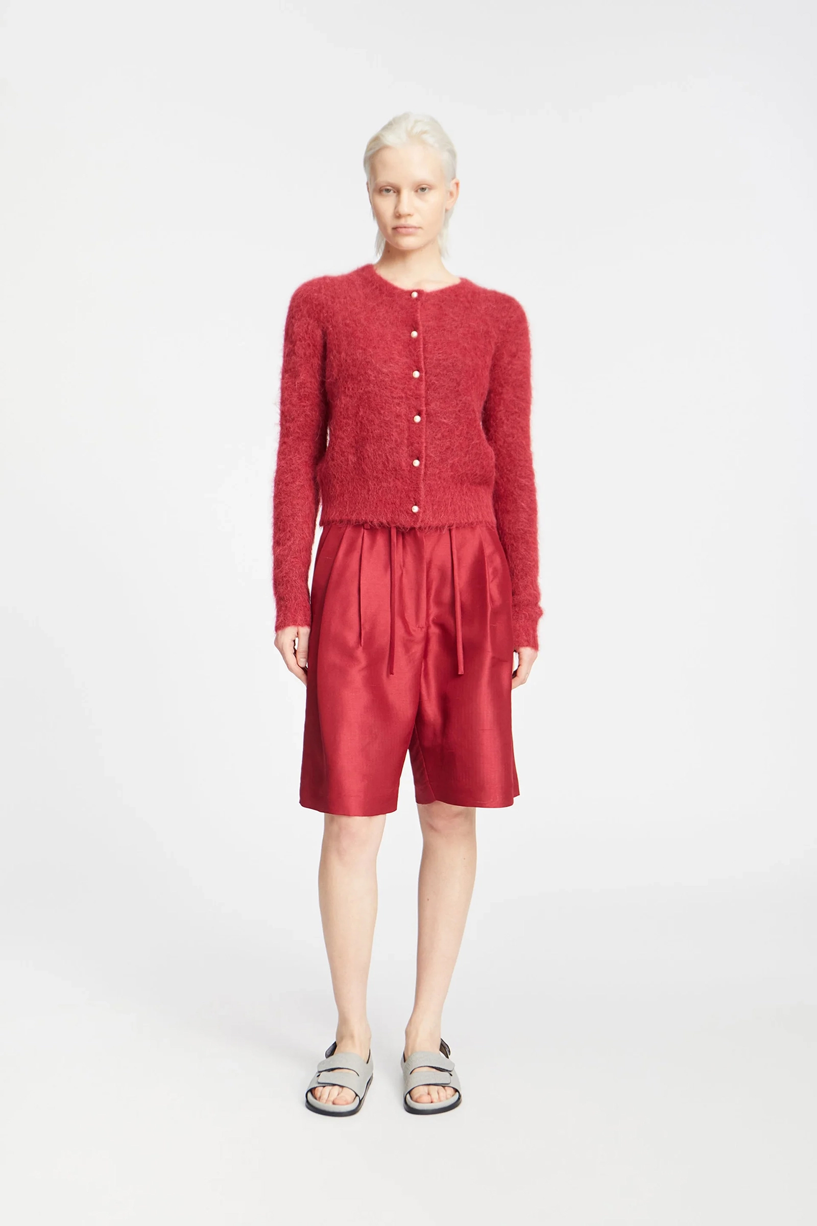 Dames vest rood