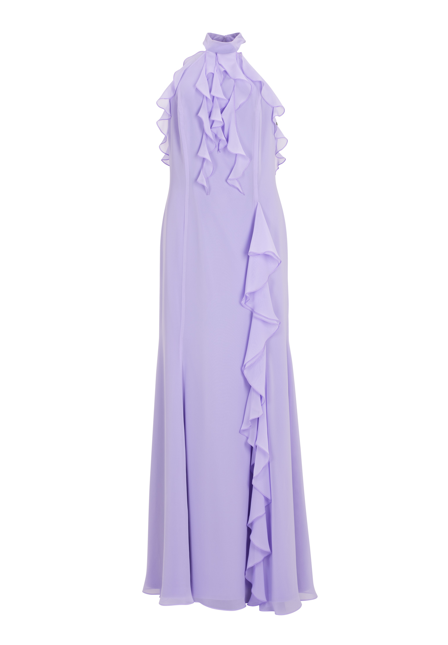 Swing Rüschenkleid aus nachhaltigem Chiff fashion lilac 1