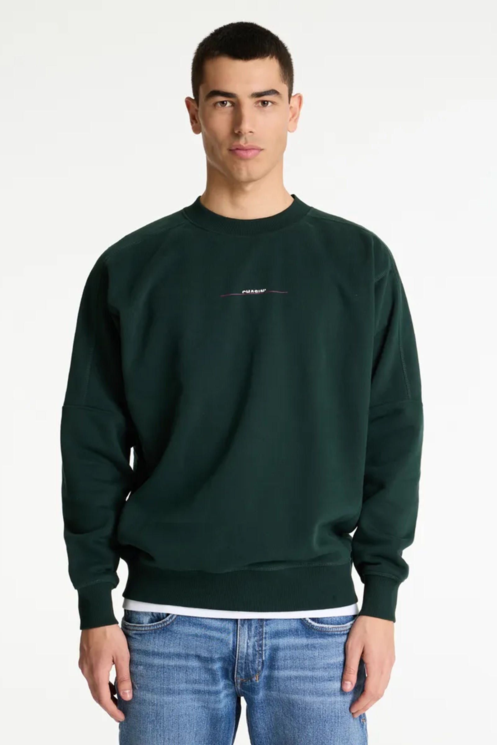 Heren sweater groen