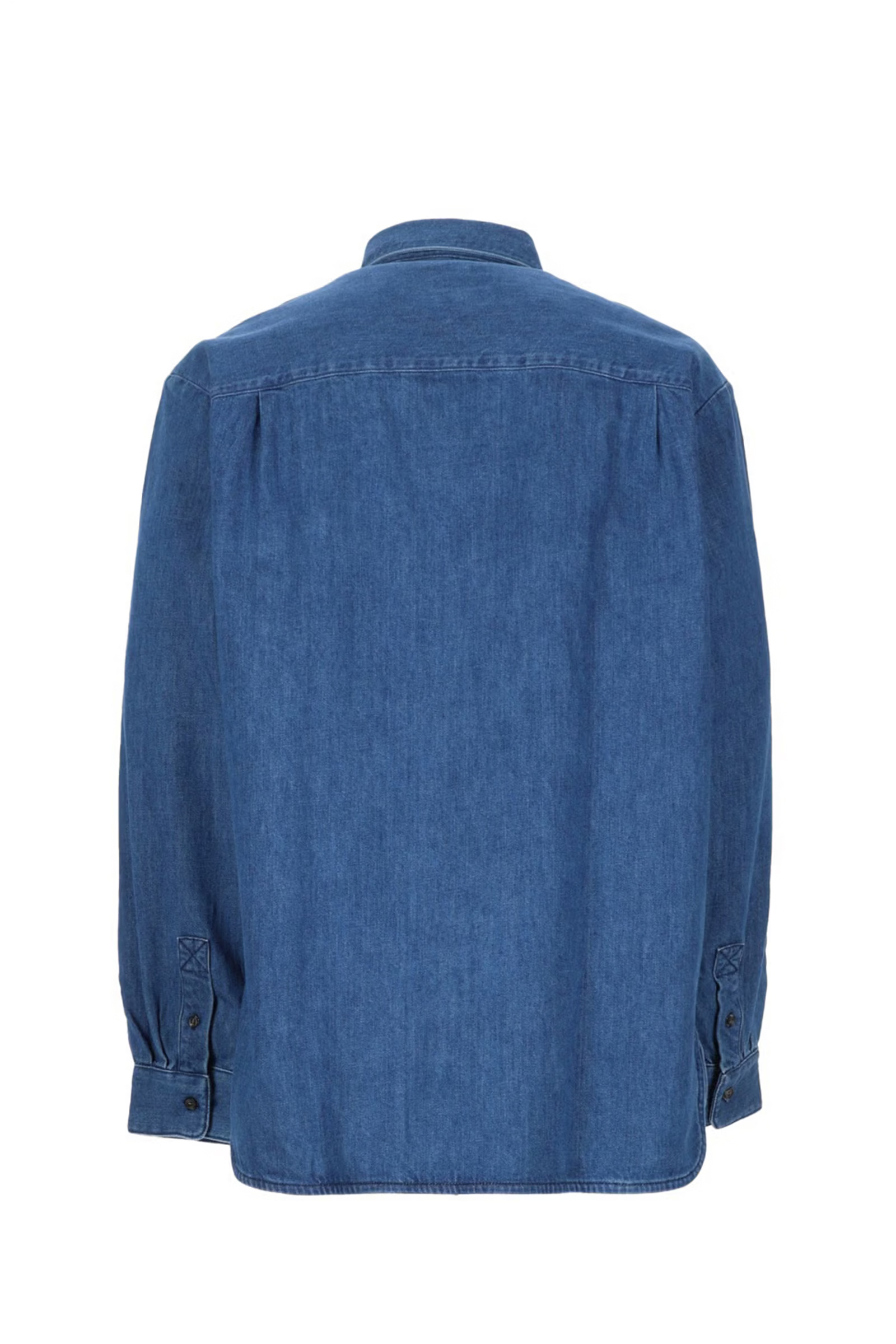 Heren overshirt blauw