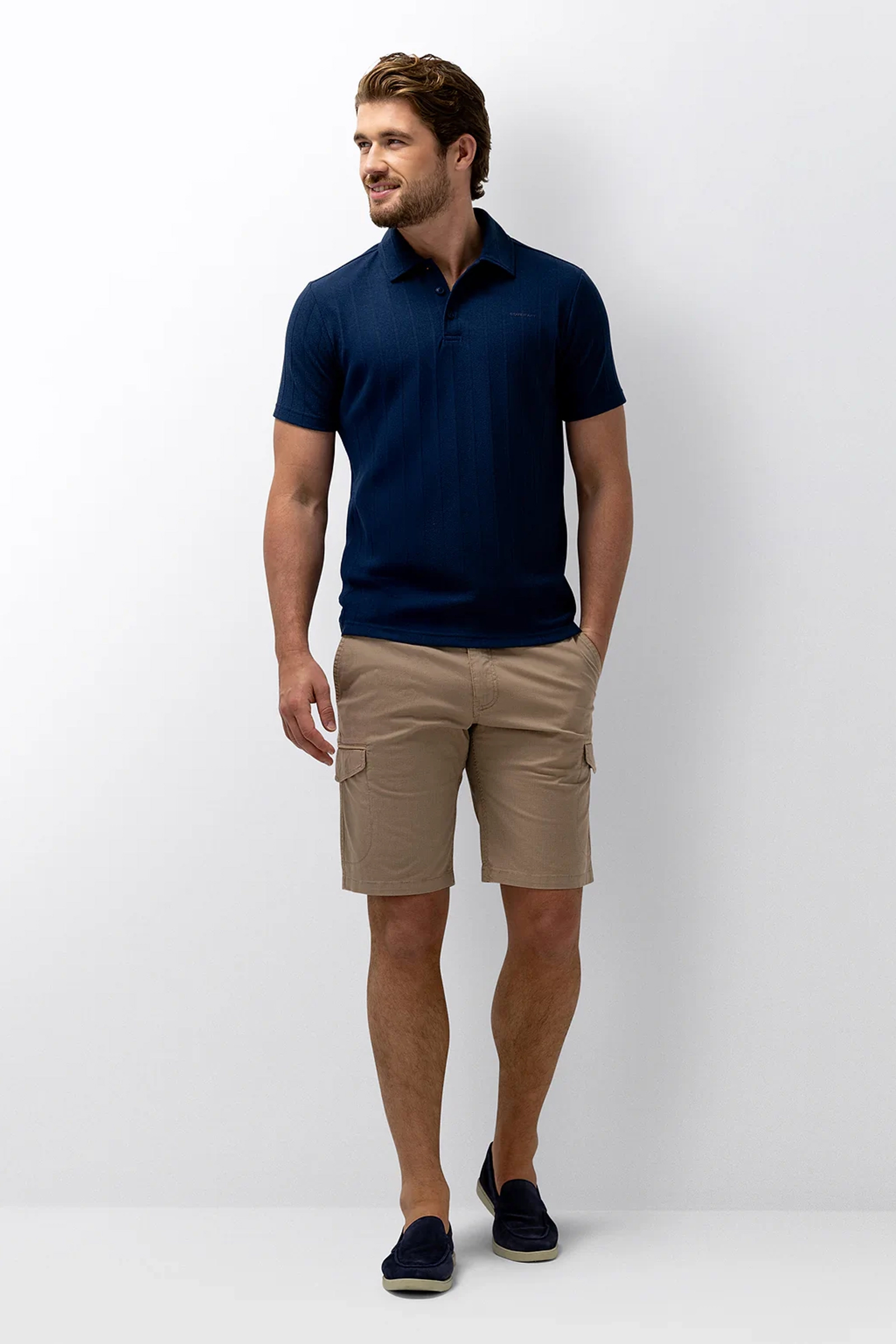 Heren short bruin